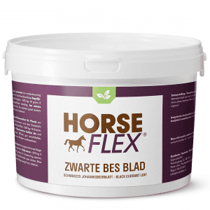 zwarte bes blad voor paarden