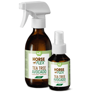Tea Tree Avocado olie Spray voor paarden